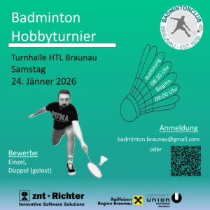 Hobbyturnier 2026 Plakat online