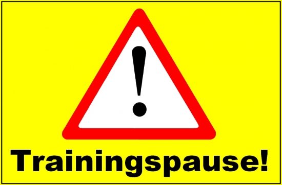 Trainingspause